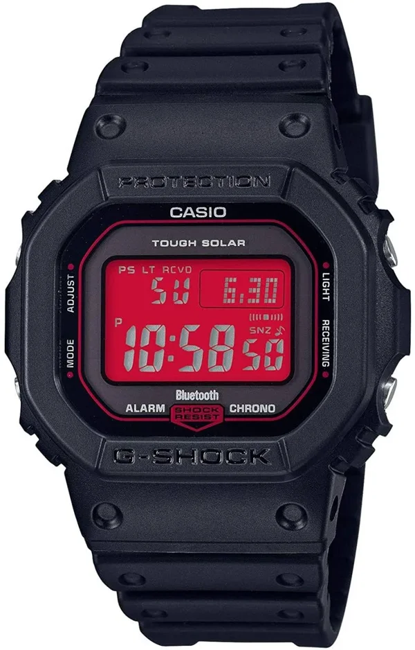 Mens Casio Shock Gw-b5600ar-1er Adrenalne Red Solar Halloween Diver