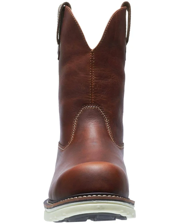 Men's Wolverine I-90 Durashocks Wedge Wellington Comp Toe Boot, Size: 7, Brown