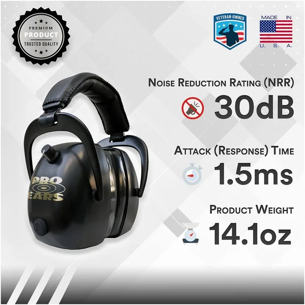 Pro-Ears Gold II 30 Black PEG2RMB