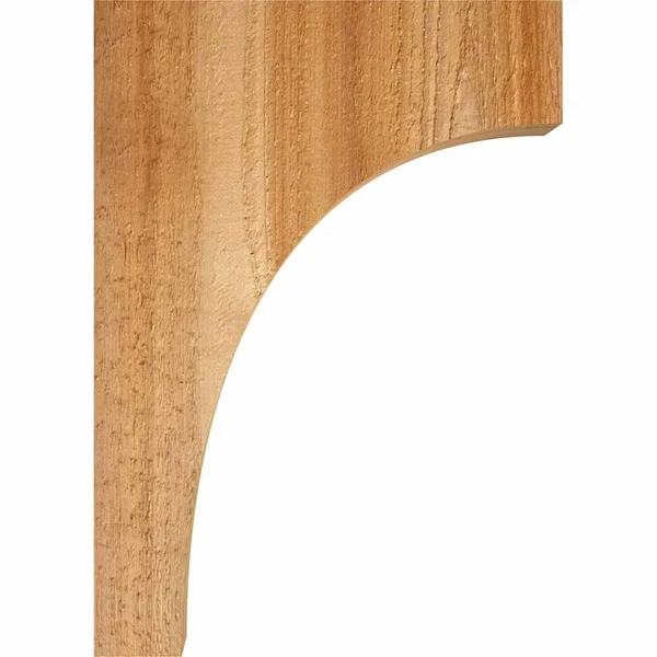 Ekena Millwork COR06X08X12HUN00RWR 6x22W x 8x22D x 12x22H Huntington Rough Sawn Corbel, Western Red Cedar