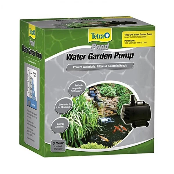 TetraPond Water Garden Pump - Powers Waterfalls/Filters/Fountain Heads