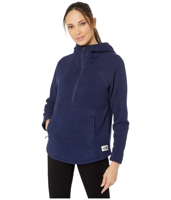 The North Face Women's Crescent Hooded Pullover - XL - Deep Garnet Red Heather