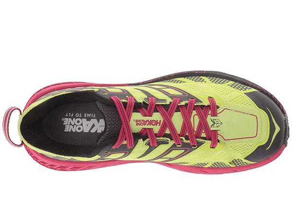 In Box Hoka One One Speedgoat 2 Trail Running Shoes Sz 8 Green - Nine