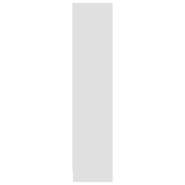 vidaXL 3-Tier Book Cabinet White 23.6x22x9.4x22x42.5x22 Chipboard