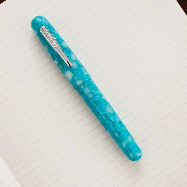 Conklin All American Fountain Pen - Turquoise Serenity - Extra-Fine
