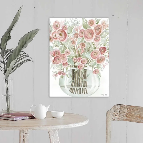 Blush Roses, Canvas Wall Art, 18x24, Great Big Canvas