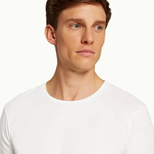 Orlebar Brown Men's Ob-t - White Tailored Fit Crew Neck T-Shirt (Size XXXL)