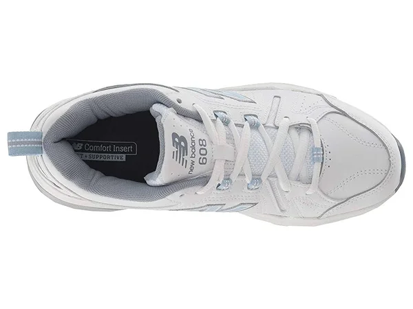 New Balance 608v5 Women's Shoes - Size: 5.5, White