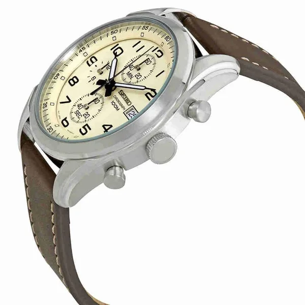 Seiko Chronograph Cream Dial Men's Watch SSB273P1