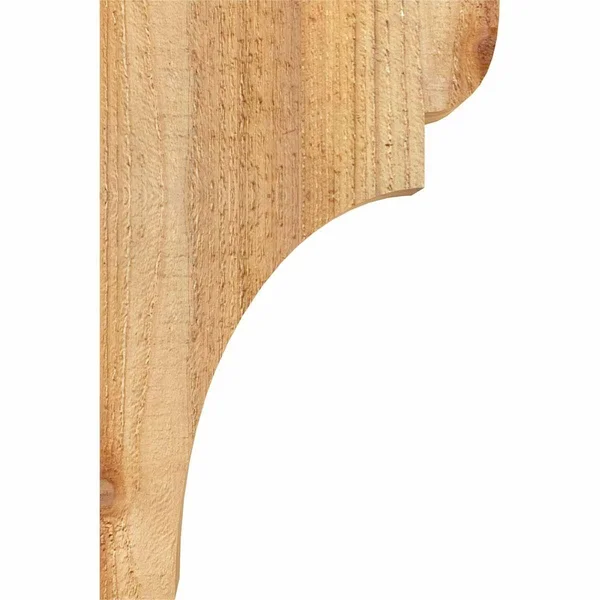 6x22W x 6x22D x 14x22H Yorktown Rough Sawn Corbel - Western Red Cedar
