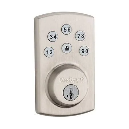 Kwikset 907 15 Powerbolt Powerbolt 2.0 Deadbolt SmartKey Satin Nickel - Size: One Size