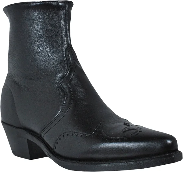 Abilene Western Wingtip Zipper Boots