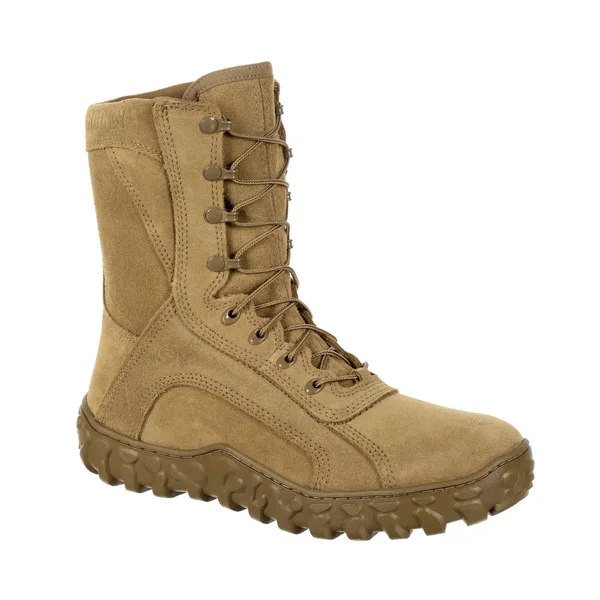 Rocky Men's S2V Tactical Military Boots - RKC080, Coyote Brown
