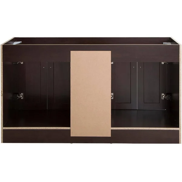 Home Decorators Collection Westcourt 60 in. W x 21 in. D x 34 in. H Bath Vanity Cabinet Only in Chocolate