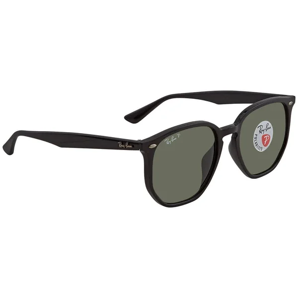Ray Ban RB4306F Sunglasses - 601/9A Black/Polar Green