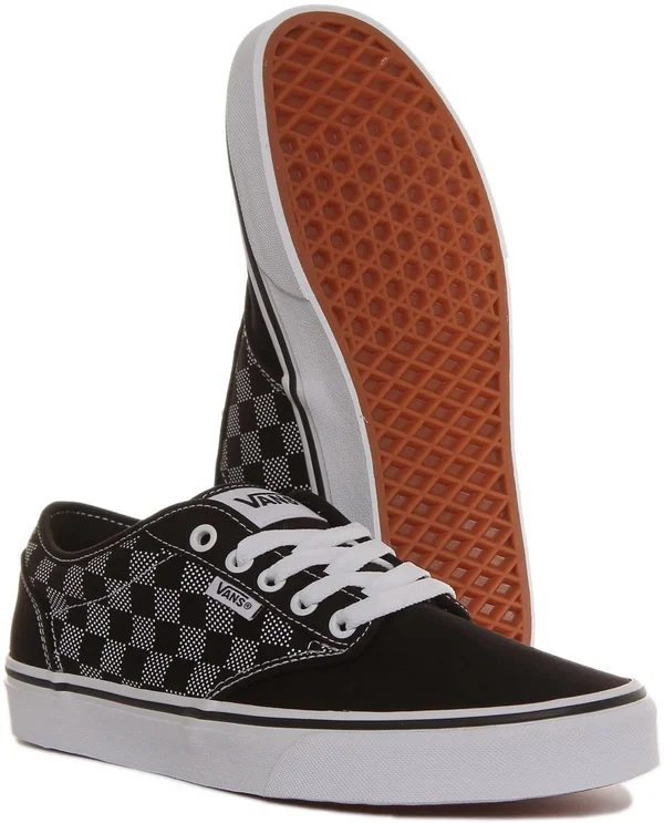 Vans Atwood Sneaker, Men's, Black/White, Size 9, Sneakers