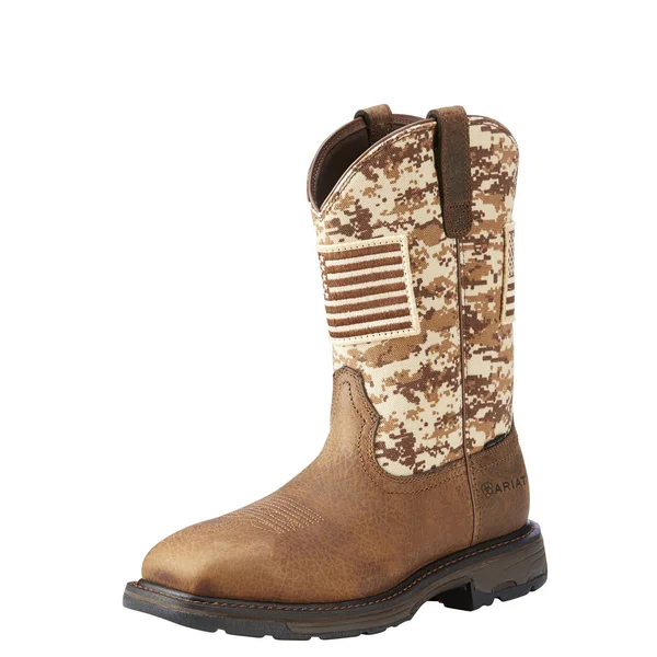 Ariat Men's Workhog Patriot Steel Toe Work Boots - 10022968