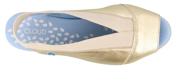 Women's Cloud Caliber Slingback Sandal - Size 9.5-10US - Metallic
