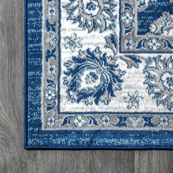 Jonathan Y Modern Cream/Red/Navy 5 ft. x 8 ft. Persian Vintage Moroccan Traditional Area Rug