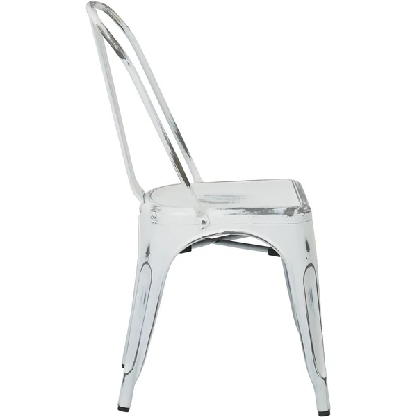 Bristow Antique White Armless Chair Set of 2