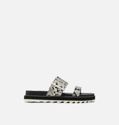 Sorel Womens Roaming Buckle Slide Size 5 - Yellow