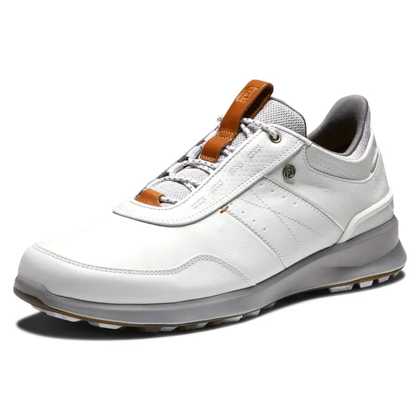 FootJoy Men's Stratos Spikeless Golf Shoes Size 10, White