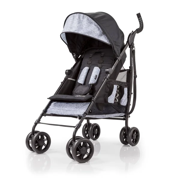 Summer Infant 3Dtote Convenience Stroller, Black/Grey