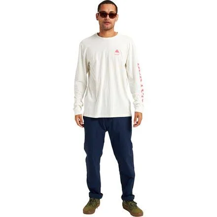Burton Elite Long Sleeve T-Shirt Men's, Stout White, M