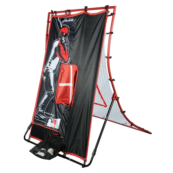 Franklin Sports MLB 65x22 2-in-1 Switch Hitter Flyback Return Trainer