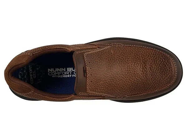 Nunn Bush Cam Men's Moc Toe Casual Slip on Shoes - Size: 15 Wide, Brown