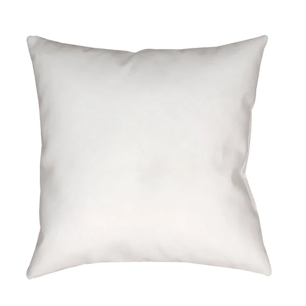 20x22 White Printed Square Throw Pillow Cover with Knife Edge