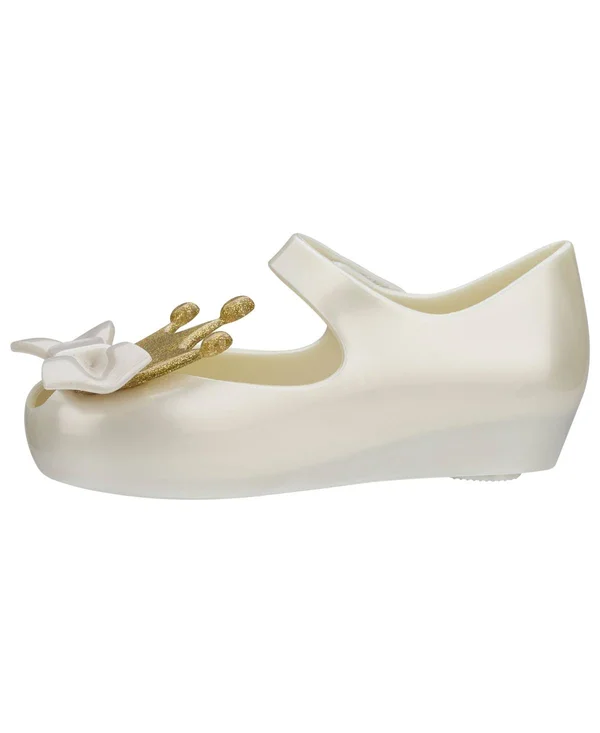 Mini Melissa Ultragirl Princess Shoes Silver 5