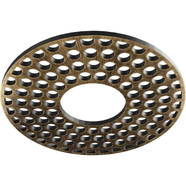 Ekena Millwork CMPP34FFAWS 34x22OD x 12 3/8x22ID x 1x22P Fink Architectural Grade PVC Pierced Ceiling Medallion, Antiqued Warm S