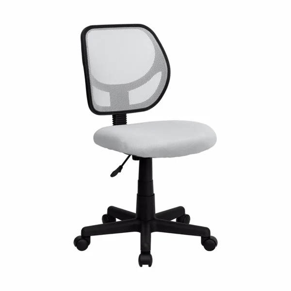 Offex Mid-Back Mesh Task Chair and Computer Chair -white