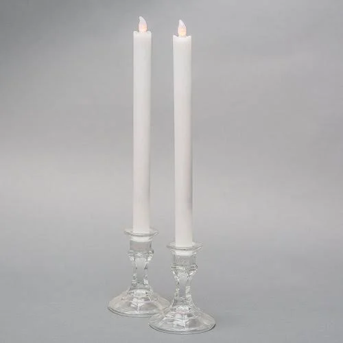 Richland White LED Taper Candles 9.75 inch Set of 48