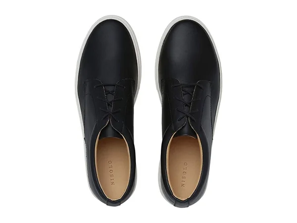 Nisolo Diego Low Top Sneaker Men's Shoes Black : 13 M