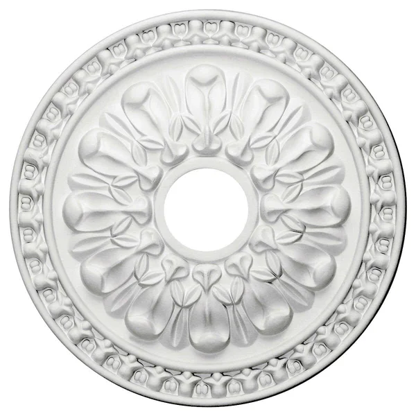 18x22OD x 3 1/2x22ID x 1 3/8x22P Warsaw Ceiling Medallion (Fits Canopies Up to 3 1/2x22), Hand-Painted Flash Copper