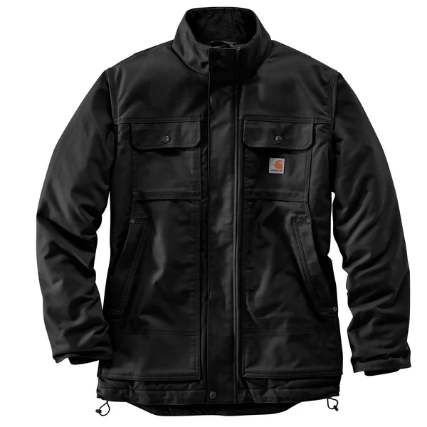 Carhartt Men's Full Swing Quick Duck Insulated Traditional Coat-Black-Medium