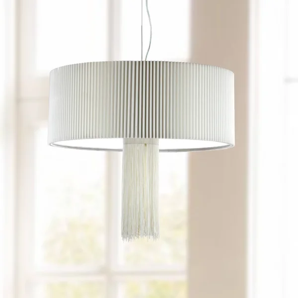 Safavieh Schroom Chrome 3-Light 24x22 Adjustable Pendant
