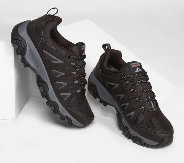 Skechers Men's Terrabite Trail Shoe, Black/Charcoal