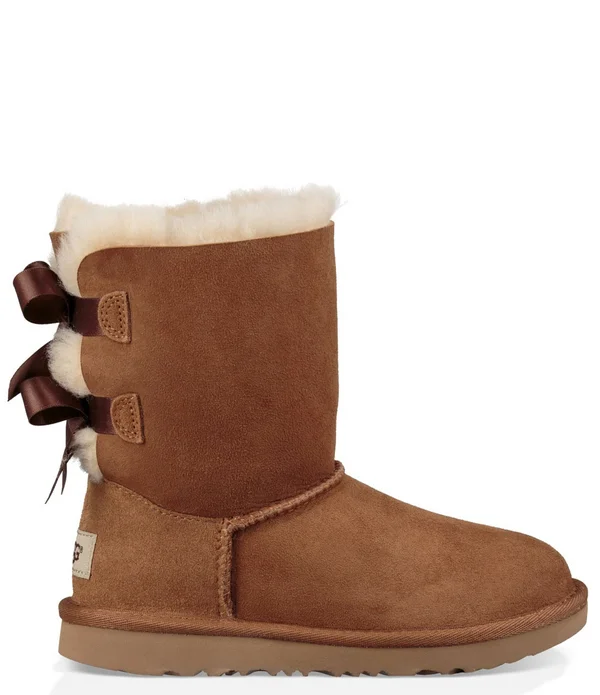 Ugg Bailey Bow II Toddler Pink Azalea - Icelandic Blue