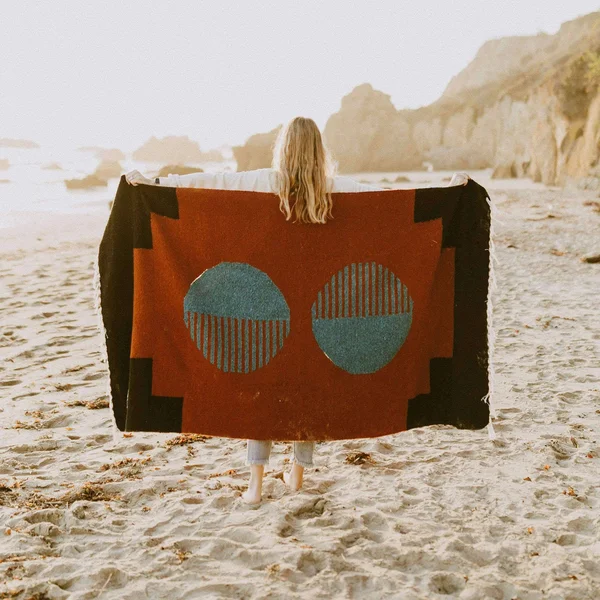 Trek Light Gear Horizon Blanket. Yoga - Camping, Van Life, Home & Picnic. Trek Light. Black/Rust