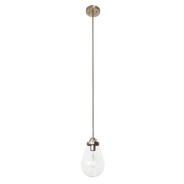 Maxim Nyla 1-Light Pendant - Satin Nickel - 10094CLSN