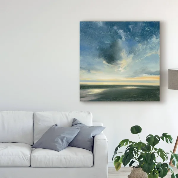 Trademark Fine Art 'Coastal Sunrise' Canvas Art by Julia Purinton - Size: 35 x 35