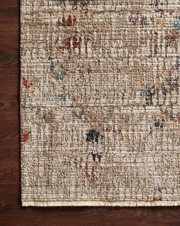 Loloi Leigh LEI-06 Ivory Granite Rug - 6 ft 7 in x 9 ft 6 in