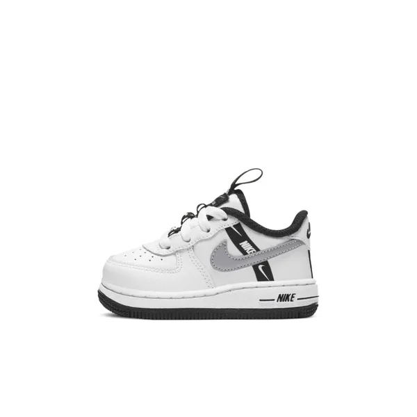 Nike Force 1 LV8 White/Black Toddler Boys& Shoes, Size: 7