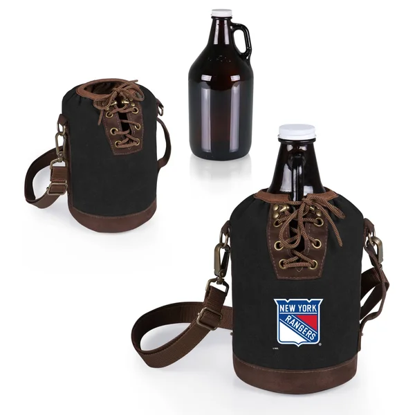 Legacy New York Rangers Insulated Growler Tote with 64-oz. Glass Growler