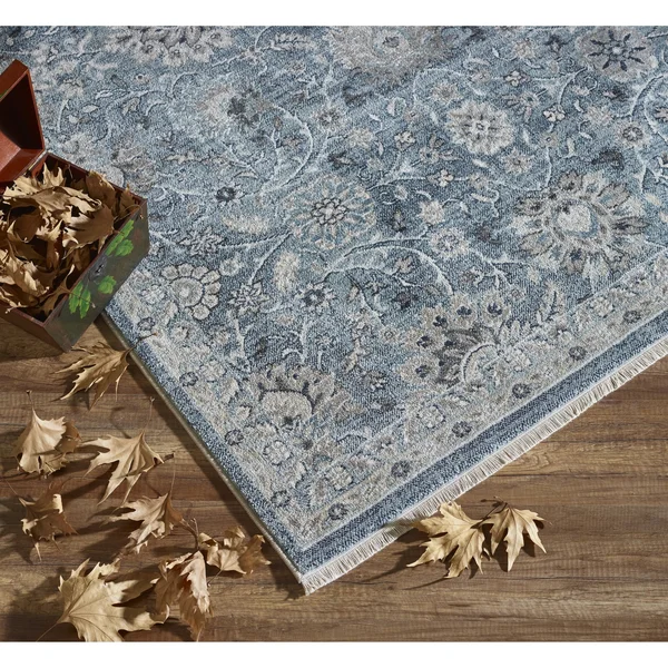 Dynamic Rugs Juno 6883 9&2x22 x 12&6x22 Light Blue Area Rug