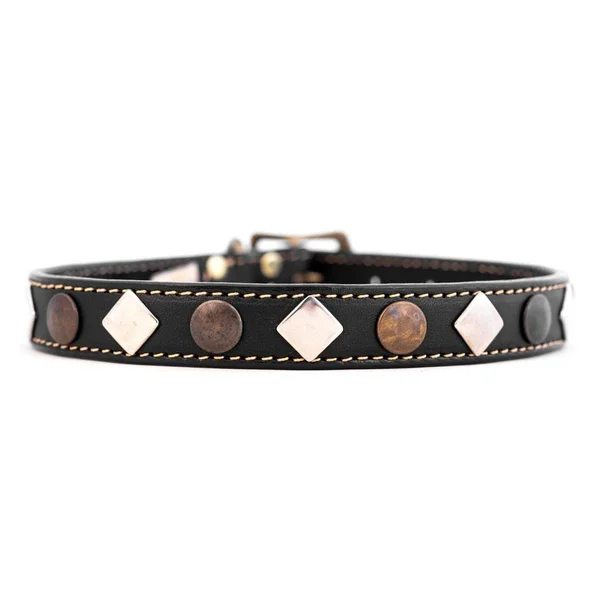 Classic Studded Dog Collar, Exclusively Large Dog Collars Black, 24x22