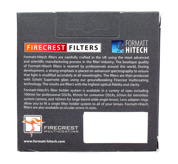 Firecrest Neutral Density Filter (IRND) 39mm - 1.8 (6 Stops)